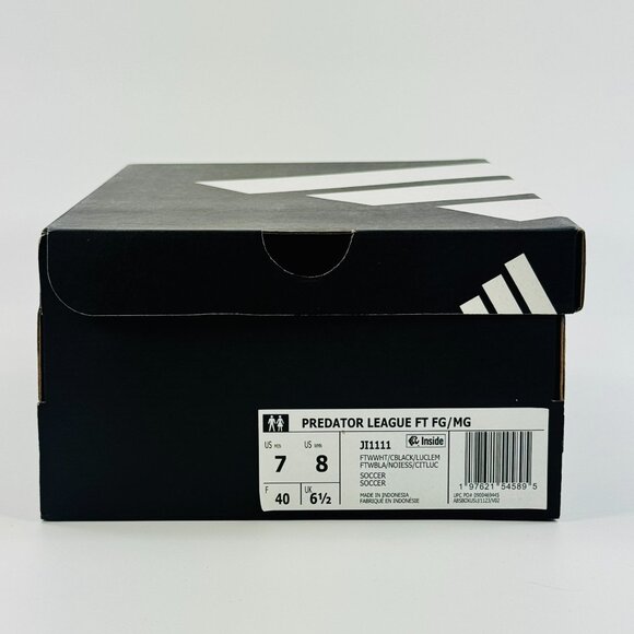 Adidas Predator League FT FG/MG \'Cloud Lucid Lemon\' JI1111 Soccer Multi Size main image 6